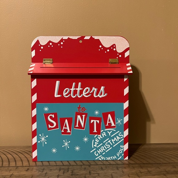 Other - Red and Blue Santa Mailbox